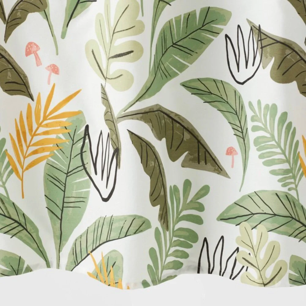 NWT Pillowfort Botanical Shower Curtain